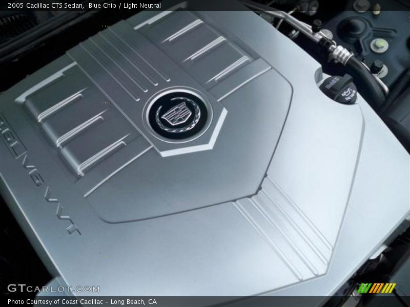 Blue Chip / Light Neutral 2005 Cadillac CTS Sedan