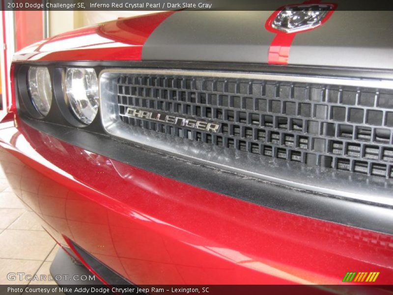 Inferno Red Crystal Pearl / Dark Slate Gray 2010 Dodge Challenger SE