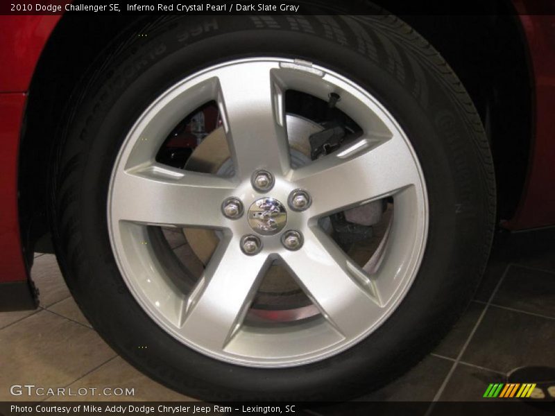 Inferno Red Crystal Pearl / Dark Slate Gray 2010 Dodge Challenger SE
