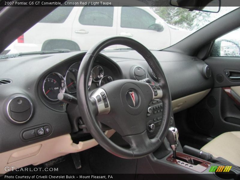 Crimson Red / Light Taupe 2007 Pontiac G6 GT Convertible