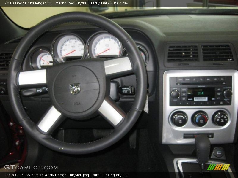 Inferno Red Crystal Pearl / Dark Slate Gray 2010 Dodge Challenger SE