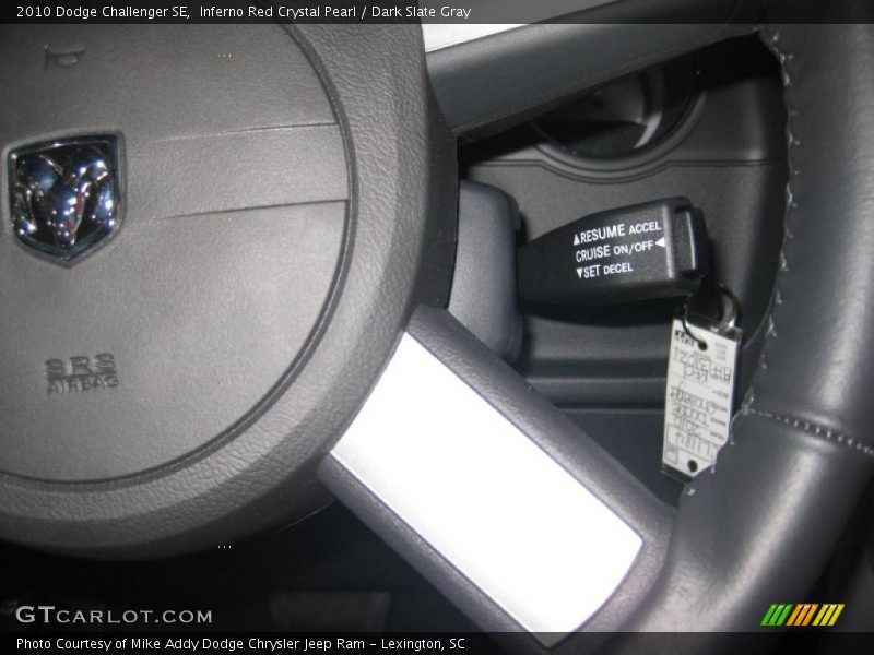 Inferno Red Crystal Pearl / Dark Slate Gray 2010 Dodge Challenger SE