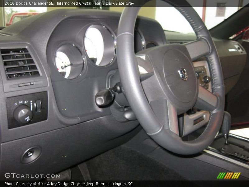 Inferno Red Crystal Pearl / Dark Slate Gray 2010 Dodge Challenger SE