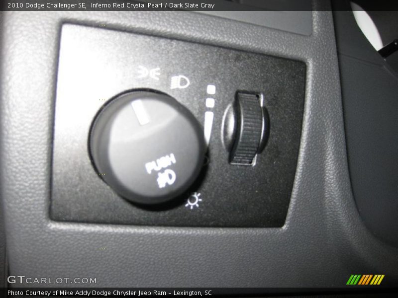 Inferno Red Crystal Pearl / Dark Slate Gray 2010 Dodge Challenger SE