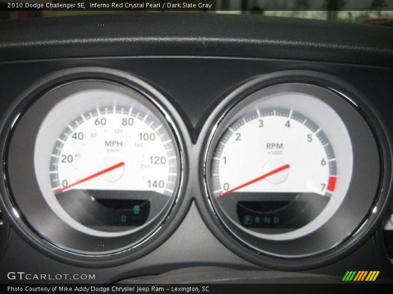 Inferno Red Crystal Pearl / Dark Slate Gray 2010 Dodge Challenger SE