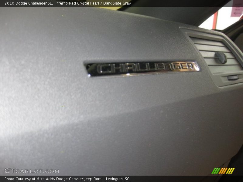 Inferno Red Crystal Pearl / Dark Slate Gray 2010 Dodge Challenger SE