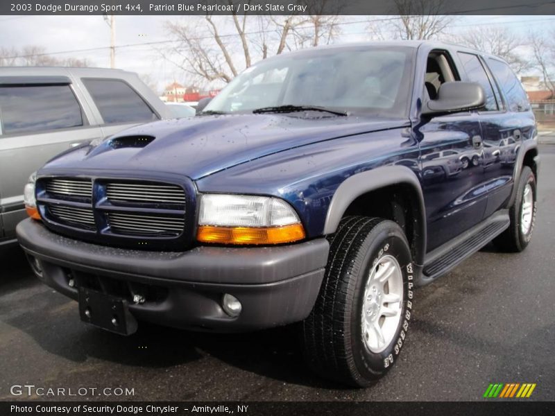 Patriot Blue Pearlcoat / Dark Slate Gray 2003 Dodge Durango Sport 4x4
