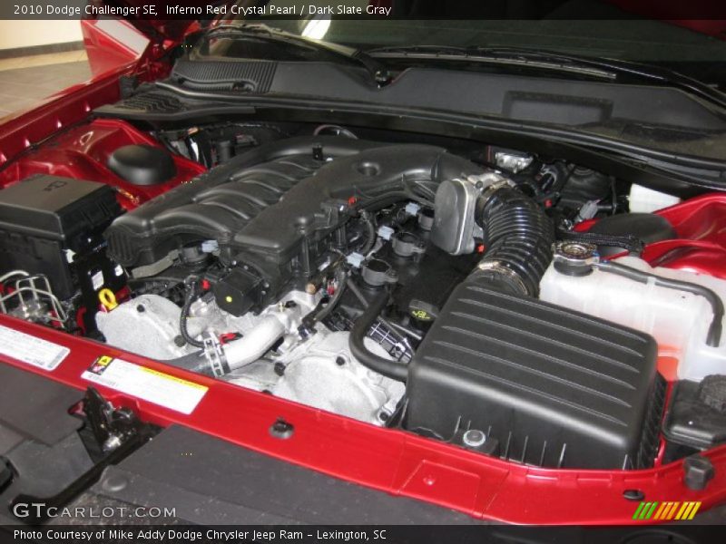Inferno Red Crystal Pearl / Dark Slate Gray 2010 Dodge Challenger SE