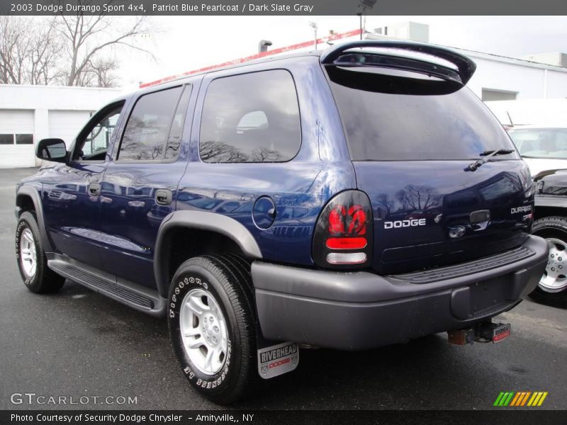 Patriot Blue Pearlcoat / Dark Slate Gray 2003 Dodge Durango Sport 4x4