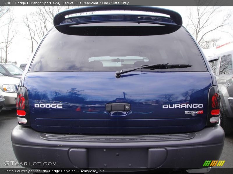 Patriot Blue Pearlcoat / Dark Slate Gray 2003 Dodge Durango Sport 4x4