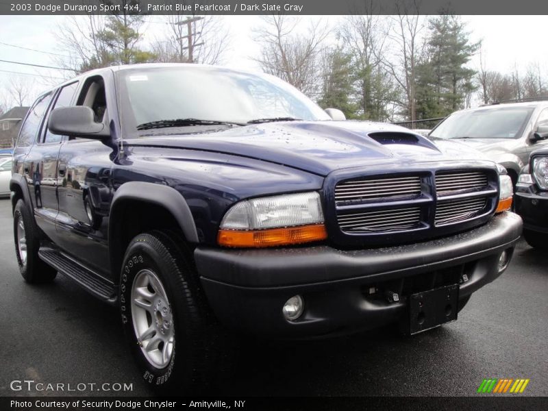 Patriot Blue Pearlcoat / Dark Slate Gray 2003 Dodge Durango Sport 4x4