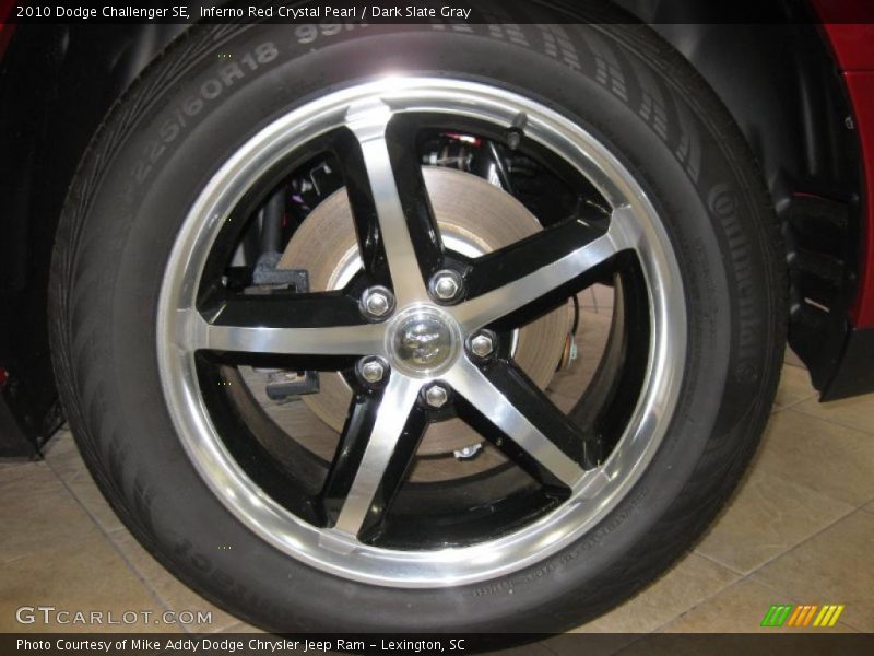 Inferno Red Crystal Pearl / Dark Slate Gray 2010 Dodge Challenger SE