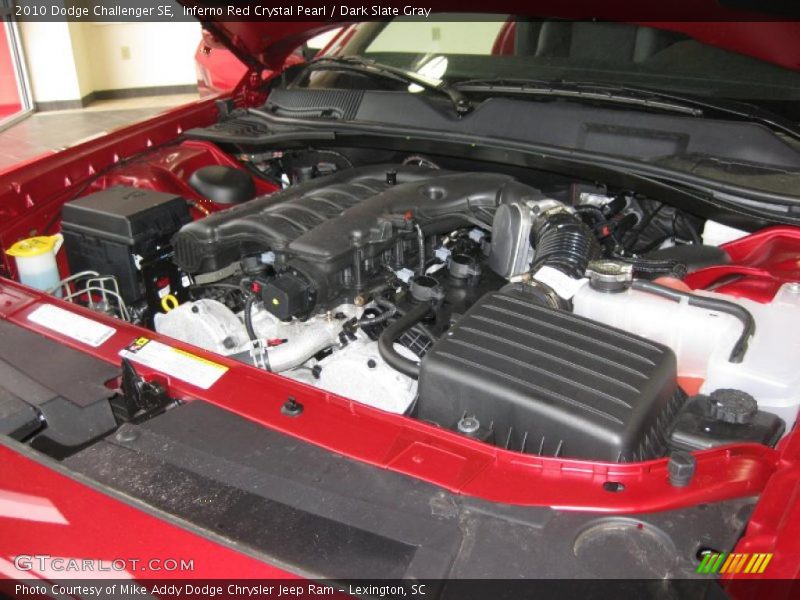 Inferno Red Crystal Pearl / Dark Slate Gray 2010 Dodge Challenger SE