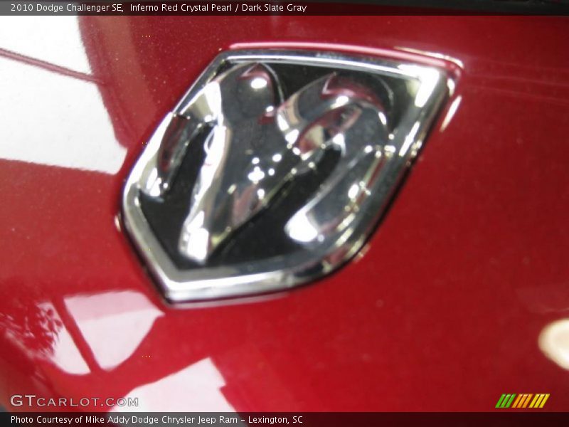 Inferno Red Crystal Pearl / Dark Slate Gray 2010 Dodge Challenger SE