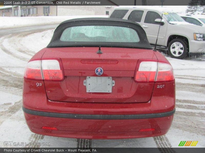 Chili Red Metallic / Parchment 2006 Saab 9-3 2.0T Convertible