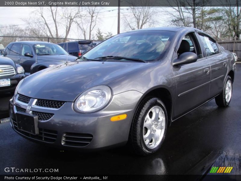 Graphite Metallic / Dark Slate Gray 2003 Dodge Neon SXT