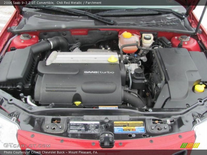 Chili Red Metallic / Parchment 2006 Saab 9-3 2.0T Convertible