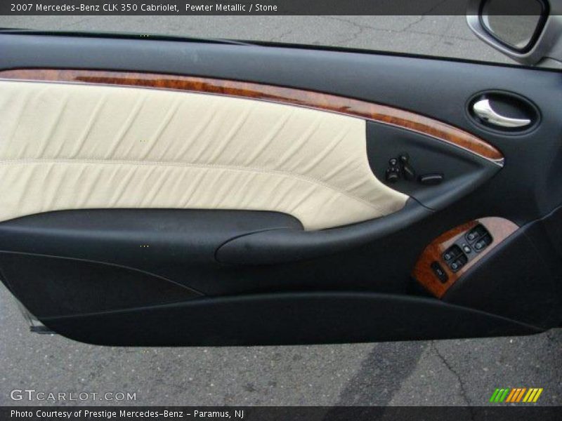 Pewter Metallic / Stone 2007 Mercedes-Benz CLK 350 Cabriolet