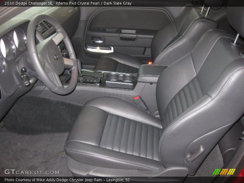 Inferno Red Crystal Pearl / Dark Slate Gray 2010 Dodge Challenger SE
