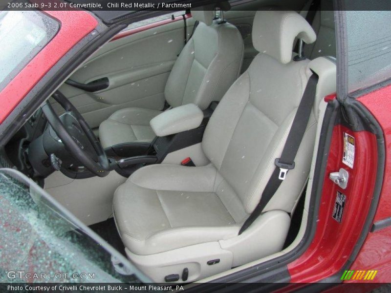 Chili Red Metallic / Parchment 2006 Saab 9-3 2.0T Convertible