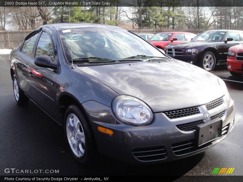 Graphite Metallic / Dark Slate Gray 2003 Dodge Neon SXT