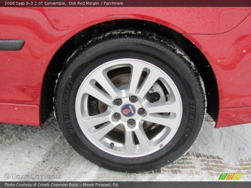 Chili Red Metallic / Parchment 2006 Saab 9-3 2.0T Convertible