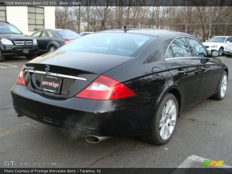 Black / Black 2008 Mercedes-Benz CLS 550