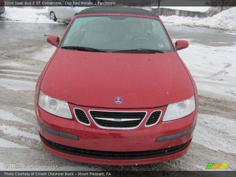 Chili Red Metallic / Parchment 2006 Saab 9-3 2.0T Convertible