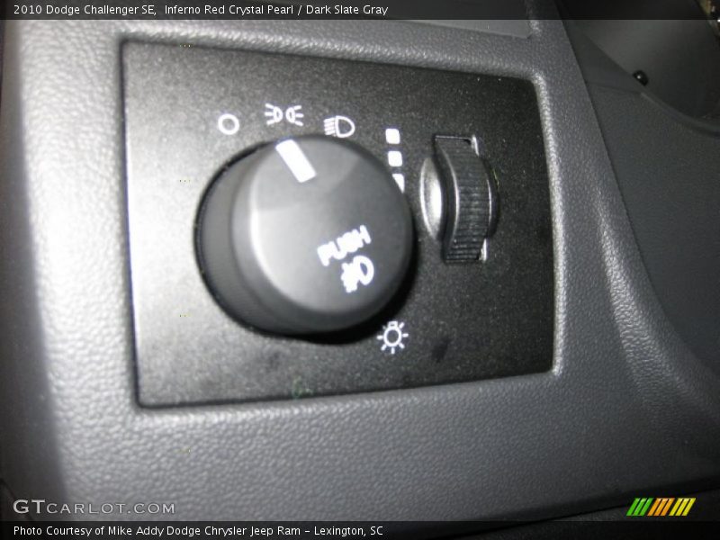 Inferno Red Crystal Pearl / Dark Slate Gray 2010 Dodge Challenger SE