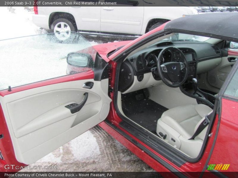 Chili Red Metallic / Parchment 2006 Saab 9-3 2.0T Convertible