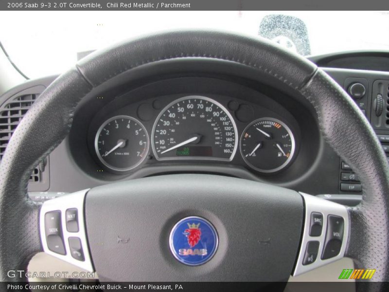 Chili Red Metallic / Parchment 2006 Saab 9-3 2.0T Convertible