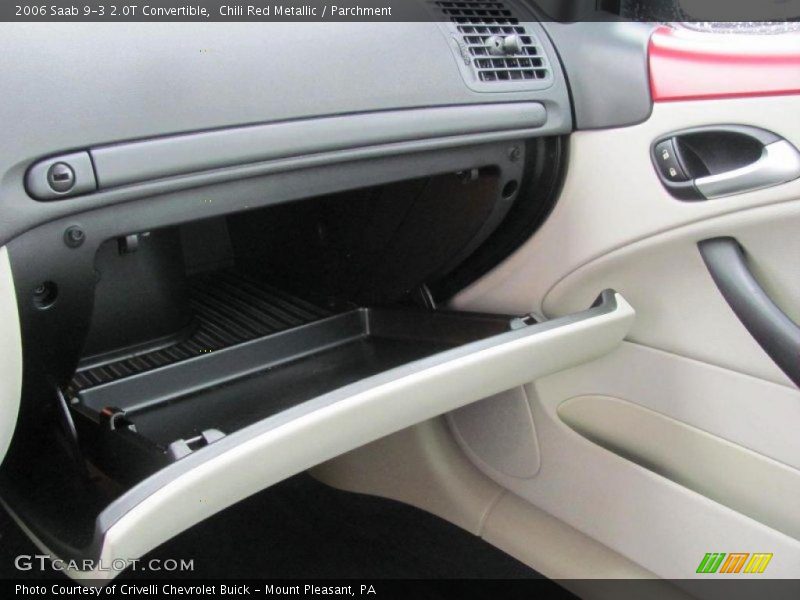 Chili Red Metallic / Parchment 2006 Saab 9-3 2.0T Convertible