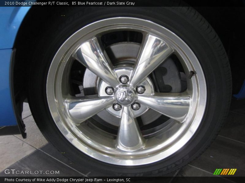 B5 Blue Pearlcoat / Dark Slate Gray 2010 Dodge Challenger R/T Classic