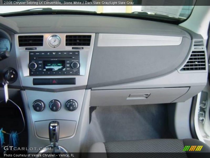 Stone White / Dark Slate Gray/Light Slate Gray 2008 Chrysler Sebring LX Convertible
