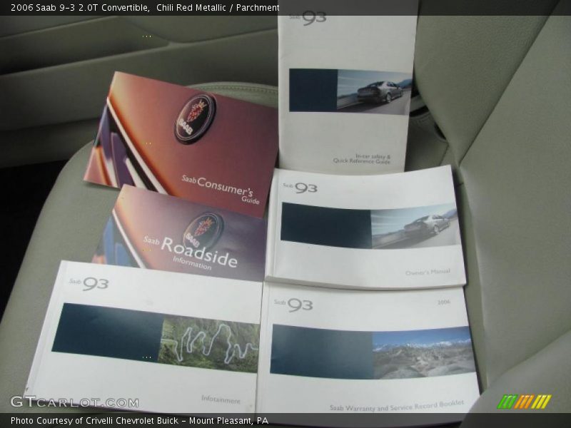 Chili Red Metallic / Parchment 2006 Saab 9-3 2.0T Convertible