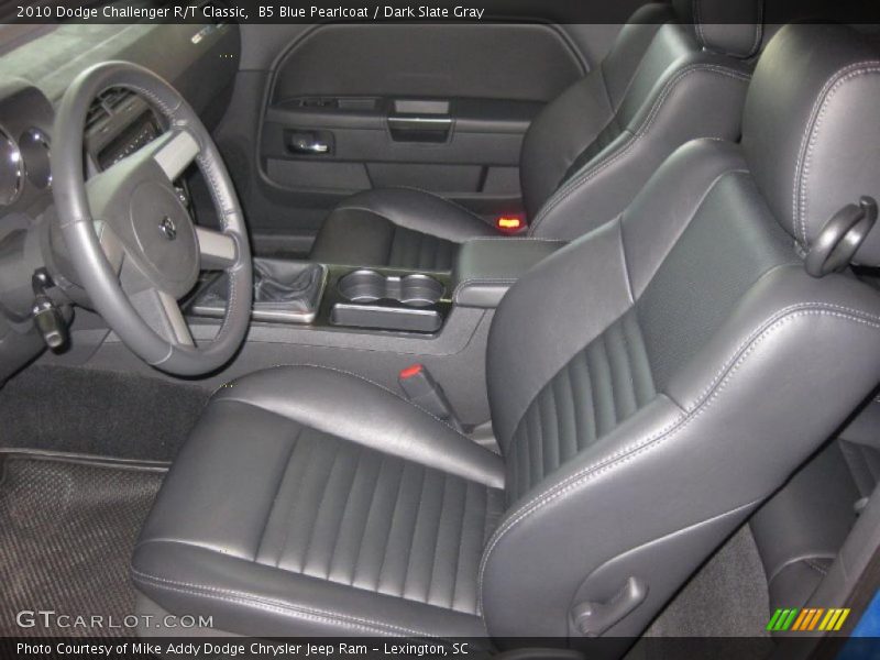 B5 Blue Pearlcoat / Dark Slate Gray 2010 Dodge Challenger R/T Classic