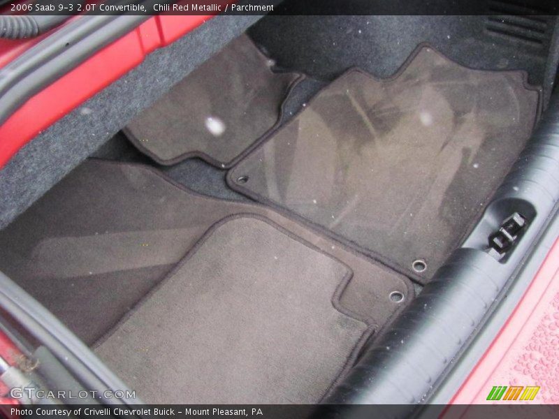 Chili Red Metallic / Parchment 2006 Saab 9-3 2.0T Convertible