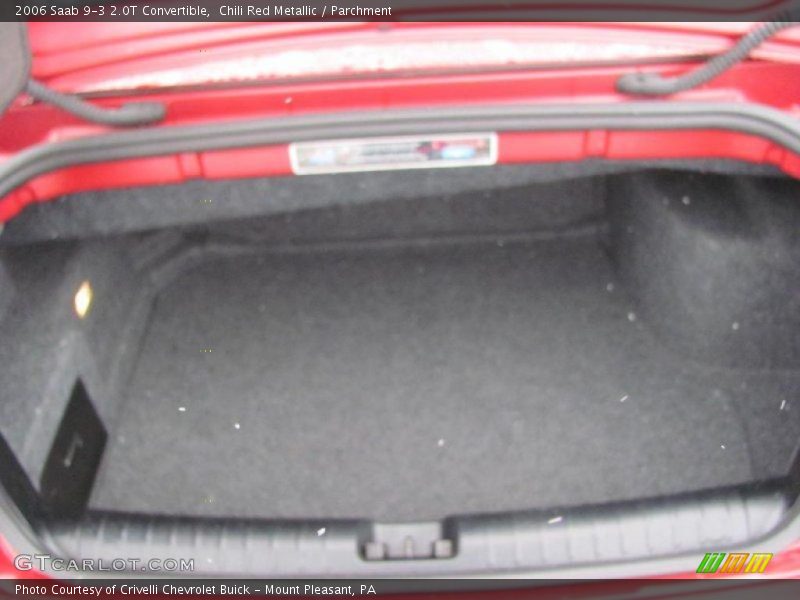 Chili Red Metallic / Parchment 2006 Saab 9-3 2.0T Convertible