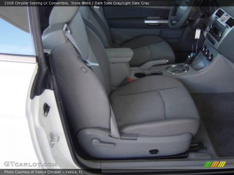 Stone White / Dark Slate Gray/Light Slate Gray 2008 Chrysler Sebring LX Convertible