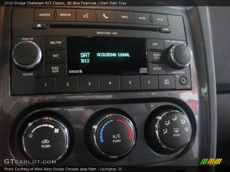B5 Blue Pearlcoat / Dark Slate Gray 2010 Dodge Challenger R/T Classic