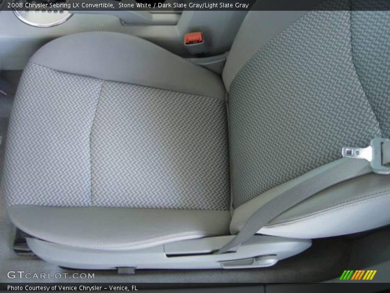 Stone White / Dark Slate Gray/Light Slate Gray 2008 Chrysler Sebring LX Convertible