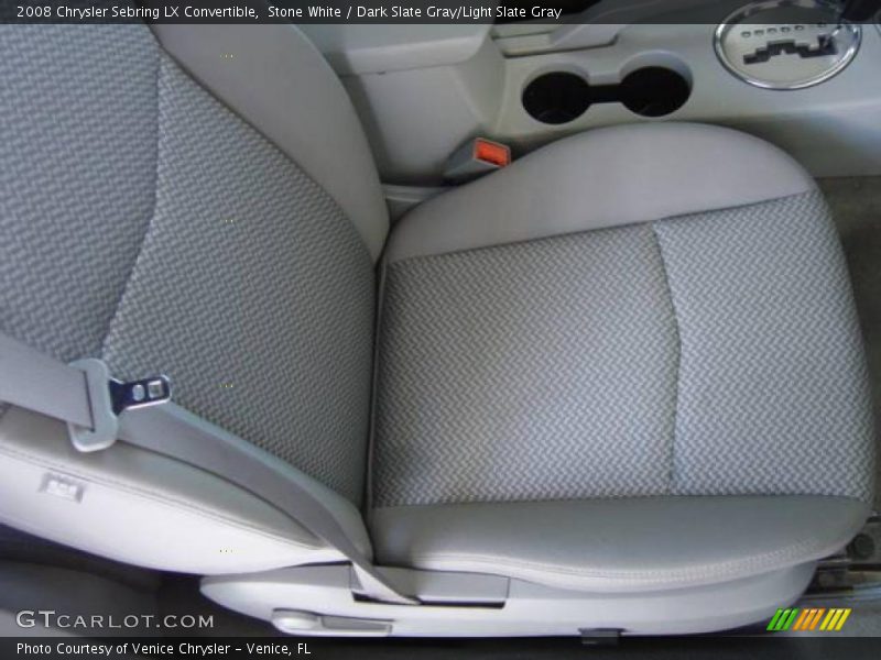 Stone White / Dark Slate Gray/Light Slate Gray 2008 Chrysler Sebring LX Convertible