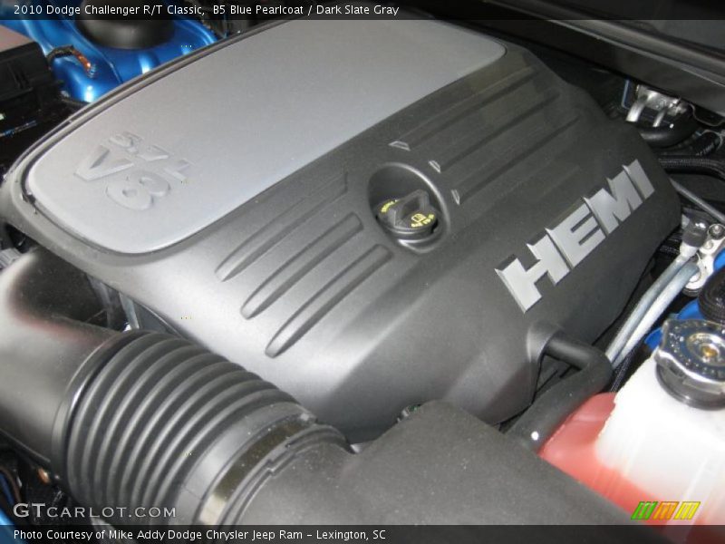 B5 Blue Pearlcoat / Dark Slate Gray 2010 Dodge Challenger R/T Classic