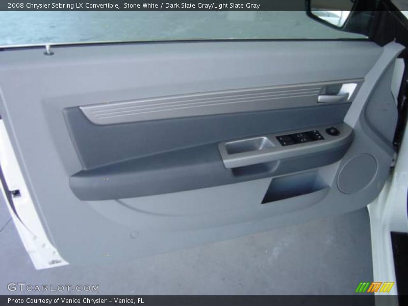 Stone White / Dark Slate Gray/Light Slate Gray 2008 Chrysler Sebring LX Convertible