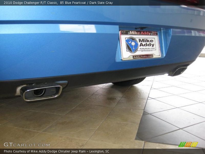 B5 Blue Pearlcoat / Dark Slate Gray 2010 Dodge Challenger R/T Classic