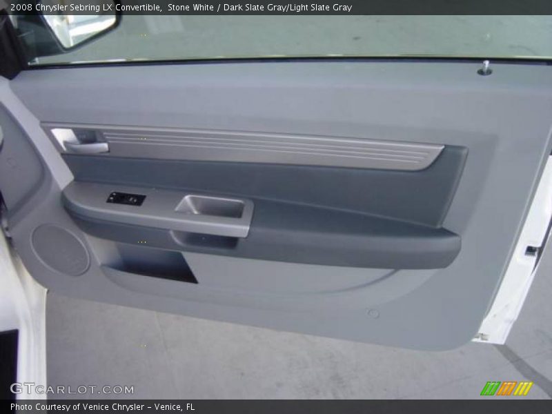 Stone White / Dark Slate Gray/Light Slate Gray 2008 Chrysler Sebring LX Convertible