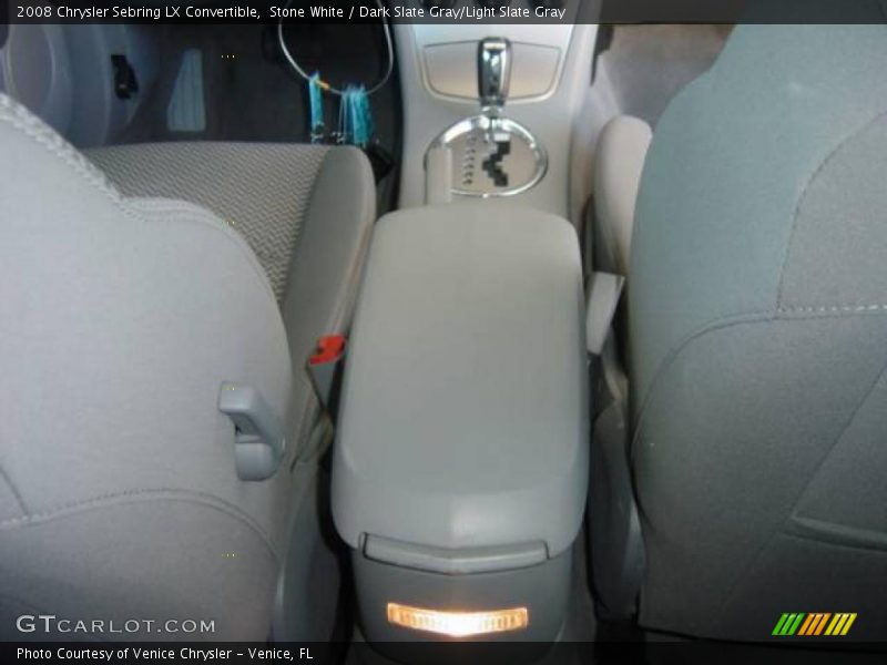 Stone White / Dark Slate Gray/Light Slate Gray 2008 Chrysler Sebring LX Convertible