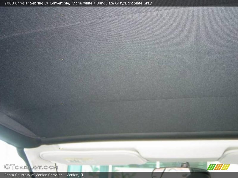 Stone White / Dark Slate Gray/Light Slate Gray 2008 Chrysler Sebring LX Convertible