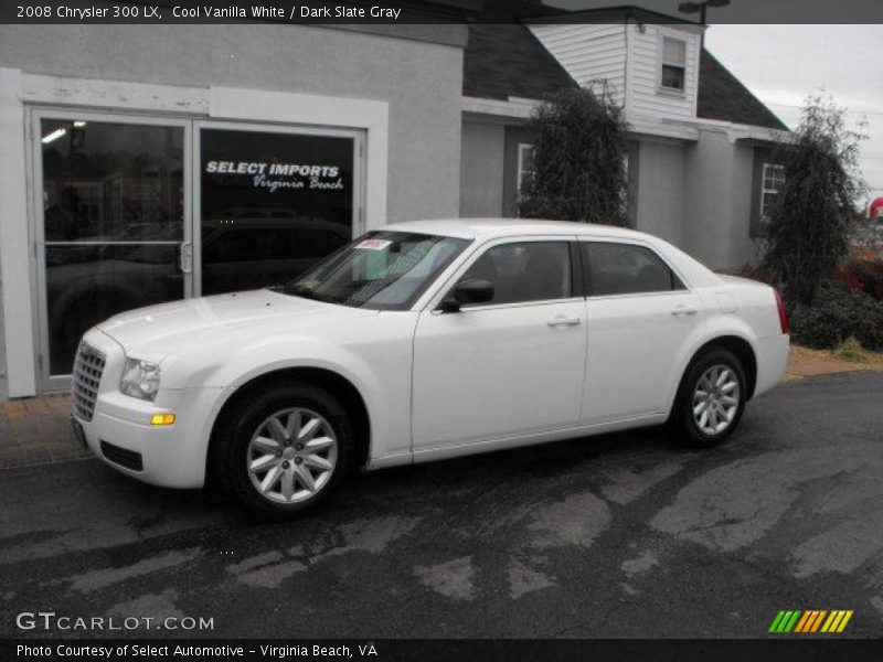 Cool Vanilla White / Dark Slate Gray 2008 Chrysler 300 LX