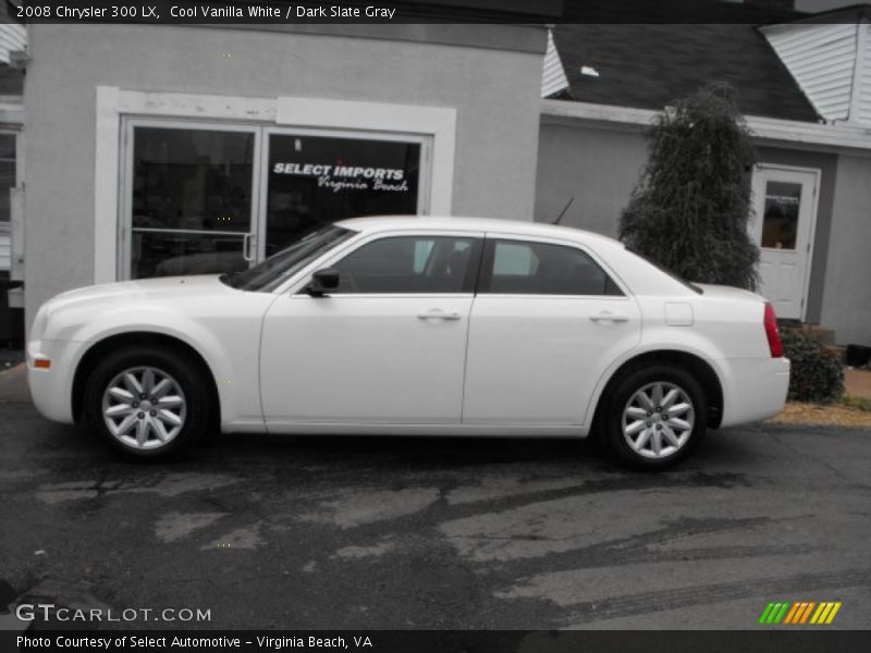 Cool Vanilla White / Dark Slate Gray 2008 Chrysler 300 LX